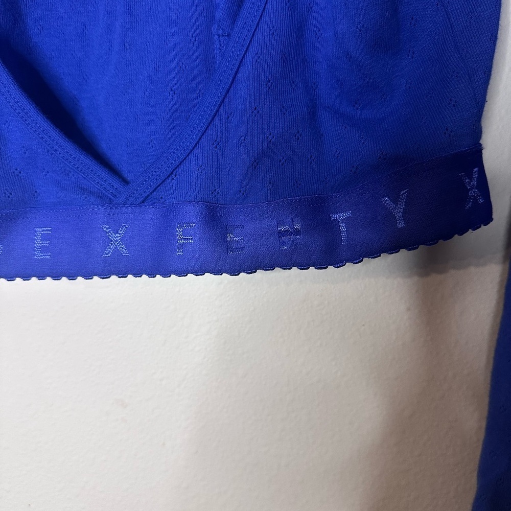 Savage X Fenty Royal Blue Long Sleeve Top - Picture 4 of 4